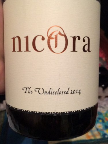 Nicora The Undisclosed | Vivino English