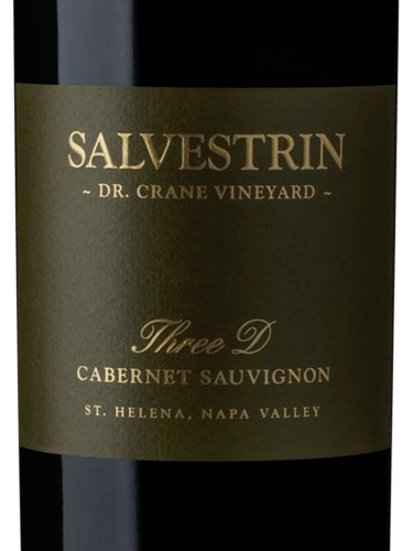 Cabernet Sauvignon Dr. Crane Vineyard Three D (3D)