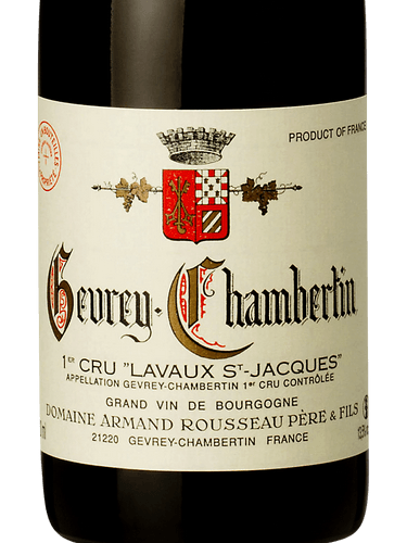 Domaine Armand Rousseau Gevrey-Chambertin 1er Cru Lavaux St