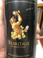 Gundlach Bundschu Bearitage Lot No. 10 California Claret