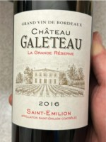 Château Galeteau La Grande Réserve Saint-Émilion Grand Cru