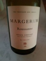 Margerum Estate Vineyard Roussanne