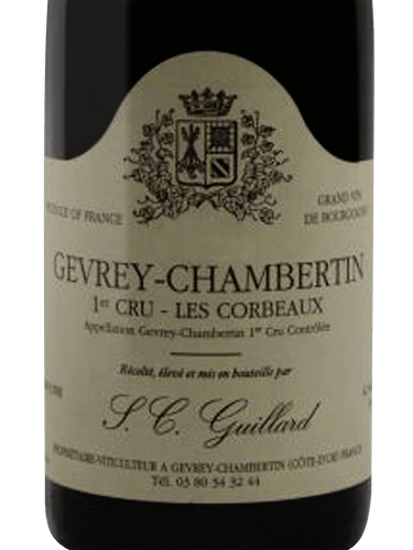 S.C. Guillard Gevrey-Chambertin 1er Cru 'Les Corbeaux' | Vivino
