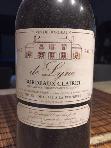 Clairet De Lyne Bordeaux Clairet Rosé Vivino 日本