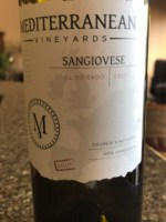Mediterranean Vineyards Sauber Vineyards Sangiovese