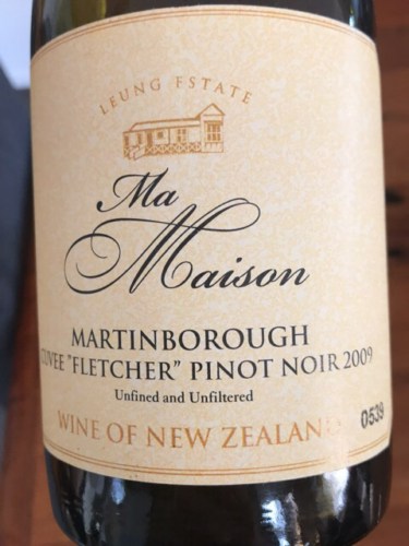 Leung Estate Ma Maison Cuvée Fletcher Pinot Noir | Vivino English