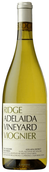 Ridge Vineyards Adelaida Vineyard Paso Robles Viognier