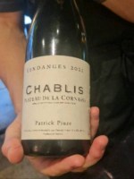 Patrick Piuze Plateau de la Cornasse Chablis