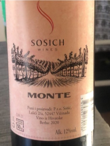 Sosich Monte | Vivino English