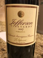 Jefferson Vineyards Reserve Cabernet Sauvignon