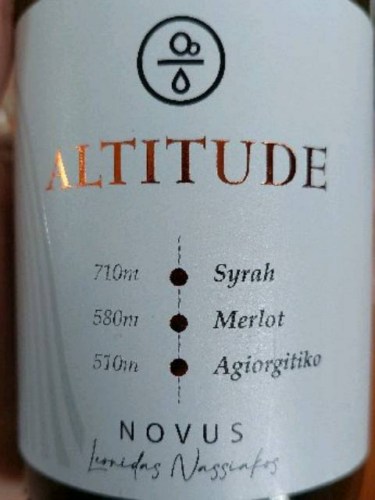 Novus - Leonidas Nassiakos Altitude | Vivino US