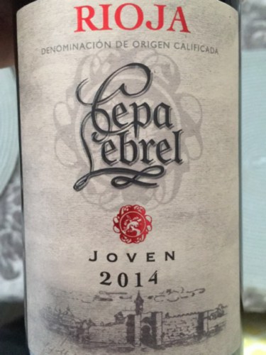 2014 Cepa Lebrel Rioja Joven Vivino