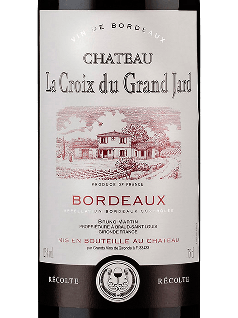 Château la Croix du Grand Jard Bordeaux | Vivino 日本語