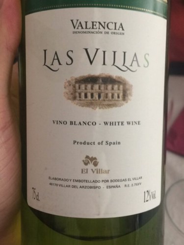 El Villar Las Villas Blanco U.V. | Wine Info
