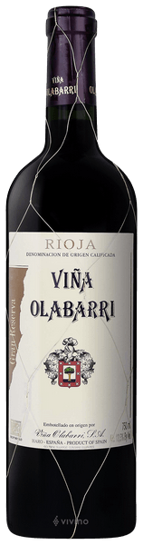 Vinho Viña Olabarri Tinto Seco Espanha Gran Reserva Tempranillo 2015 750ml