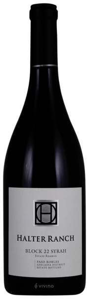 Halter Ranch Block 22 Syrah