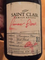 Saint Clair Family Estate Pioneer Block 11 Cell Block Sauvignon Blanc