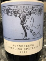 Friedrich Becker Sonnenberg Riesling Spätlese