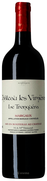 Château Les Vimieres Le Tronquéra Margaux