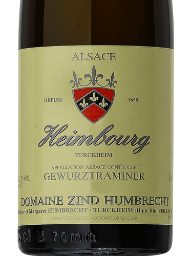 Domaine Zind Humbrecht Gewürztraminer Alsace Heimbourg | Vivino