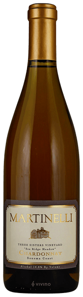 Martinelli Three Sisters Vineyard Sea Ridge Meadow Chardonnay