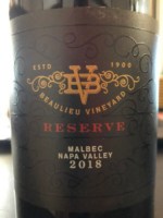 Beaulieu Vineyard (BV) Reserve Malbec