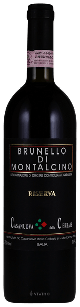 Casanuova delle Cerbaie Riserva Brunello di Montalcino