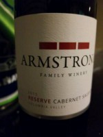 Armstrong Family Winery Reserve Cabernet Sauvignon