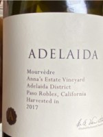 Adelaida Anna's Estate Vineyard Mourvèdre (Signature Series)