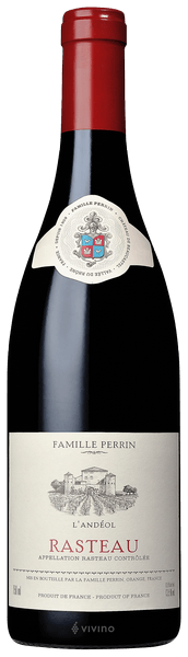 Vinho Famille Perrin Tinto Seco França Rasteau L'andéol Grenache 2022 750ml