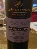Château Kefraya Les Exceptions Tempranillo