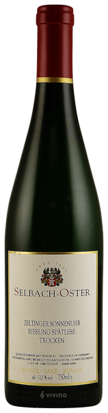 Selbach-Oster Zeltinger Sonnenuhr Riesling Spätlese Trocken