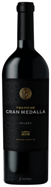 Vinho Trapiche Tinto Seco Argentina Gran Medalla Malbec 2021 750ml