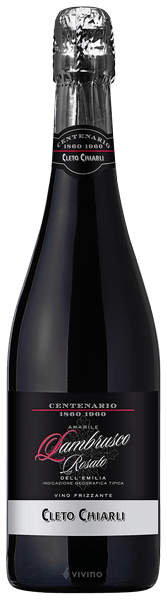 Cleto Chiarli Centenario Amabile Lambrusco Rosato Frizzante