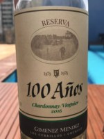 Gimenez Mendez 100 Años Viñas Mendoza Chardonnay - Viognier