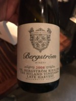 Bergström Dr Bergstrom The Hyland Vineyards Late Harvest Riesling