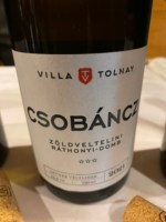 Villa Tolnay Zöldveltelini Csobancz Grüner Veltliner