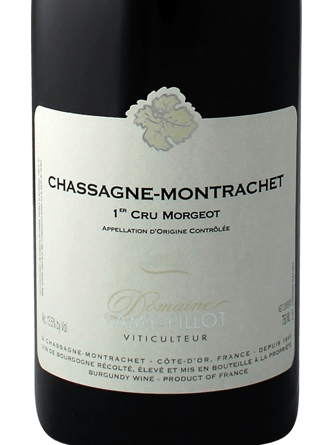 Lamy-Pillot Chassagne-Montrachet 1er Cru 'Morgeot' | Vivino English