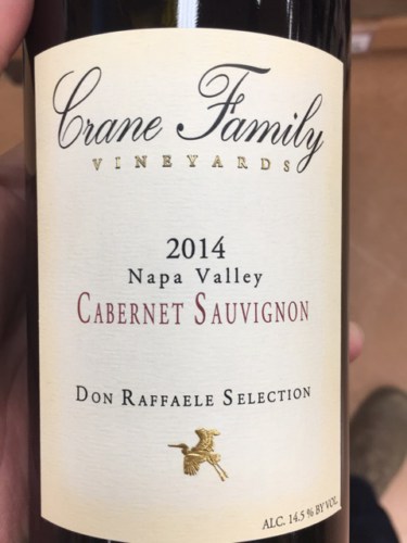 Crane Family Vineyards Don Raffaele Estate Cabernet Sauvignon | Vivino ...