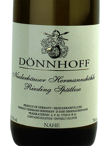 Niederhäuser Hermannshöhle Riesling Spätlese