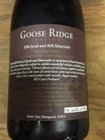 Goose Ridge Vineyards Syrah - Mourvedre