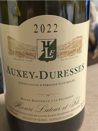 Henri Latour & Fils Auxey-Duresses Blanc | Vivino English