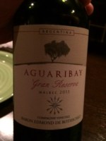 Flechas de los Andes Aquaribay Gran Reserva Malbec
