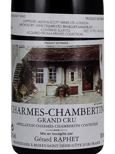 Gérard Raphet Charmes-Chambertin Grand Cru | Vivino English