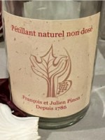 Domaine François et Julien Pinon Pétillant Naturel Non Dosé Rosé