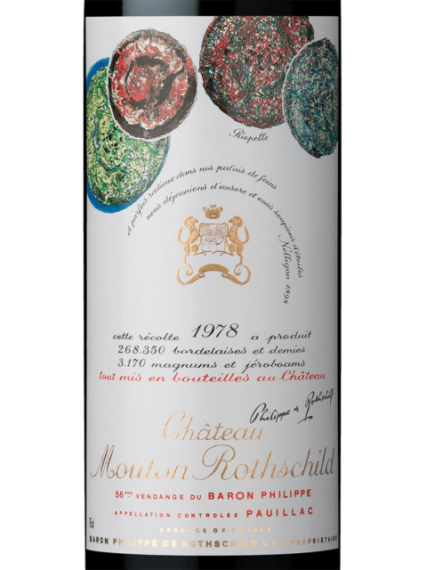 1978 Château Mouton Rothschild Pauillac (Premier Grand Cru Classé