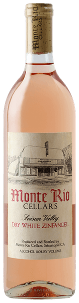 Monte Rio Cellars Dry White Zinfandel