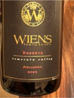 Wiens Family Cellars Reserve Aglianico