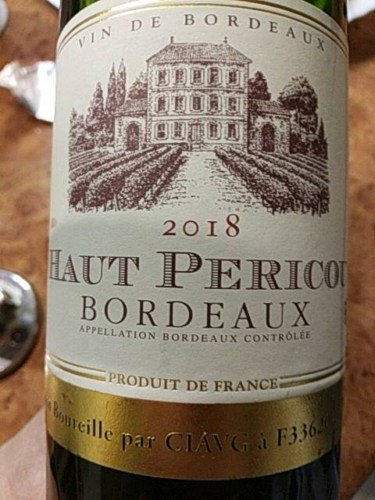 Ciavg Haut Pericou Bordeaux | Vivino US