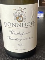 Dönnhoff Westhofener Riesling Trocken VDP. Ortswein